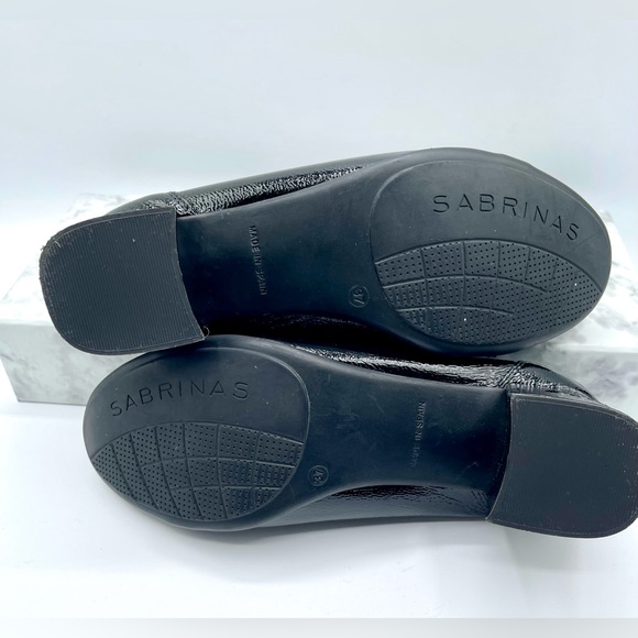 SABRINAS Lita Block-Heel Black Shoes Made in Spain.EU Size  37   US size 6 / 6.5 - Picture 11 of 14